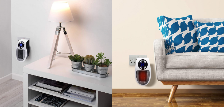 Cozy Heat Tech collage in use inside home