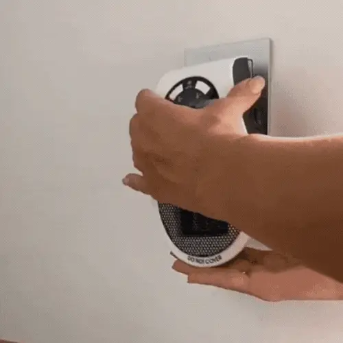 Cozy Heat Tech gif of how to use